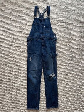 H&M Dark Blue Denim Overalls